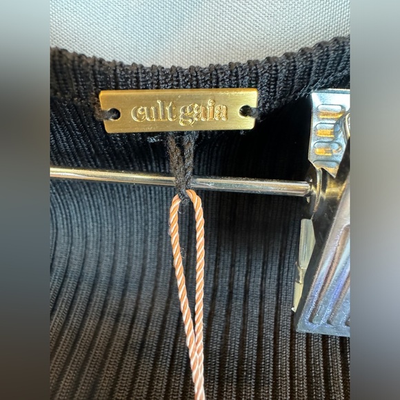 Cult Gaia Enzo Womens Cut-Out Belted Midi Dress- Sz Small - Picture 4 of 9